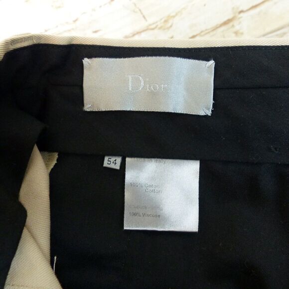 Dior Homme Cargo Trouser Men 54 Khaki Utility 34x29 Altered Y2K Hedi Slimane VTG - Picture 12 of 16